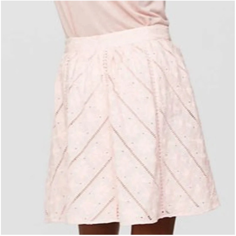 Loft skirt pink cutout